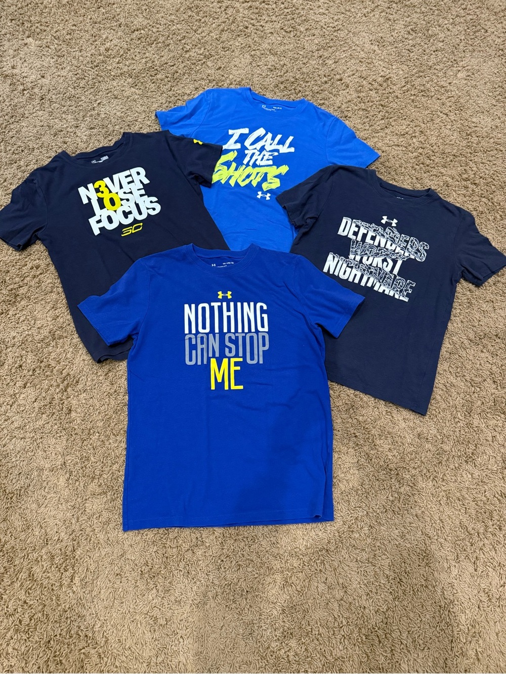 Set of Under Armour youth tshirts